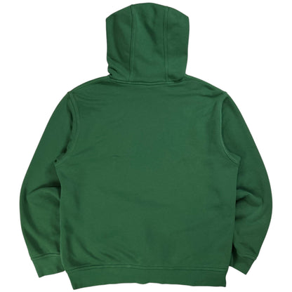 Y2K Nike center swoosh green hoodie (L)