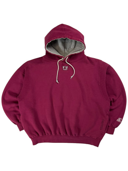 Vintage 90s Starter burgundy hoodie (L)