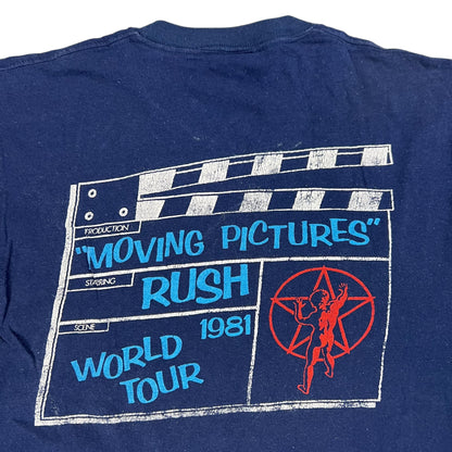 Vintage 1981 RUSH Moving Pictures Tour band tee (M)