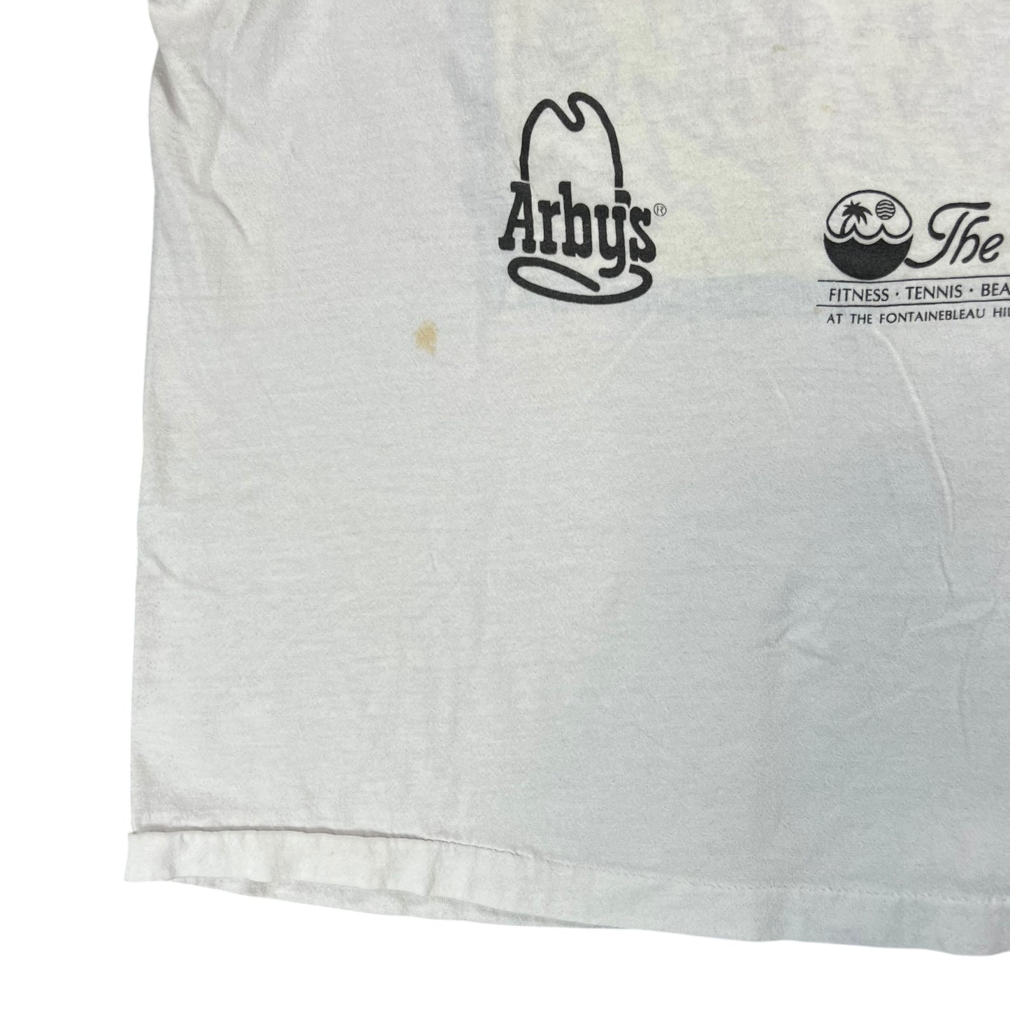 Vintage 1991 Electric Island Run art style tee (L)