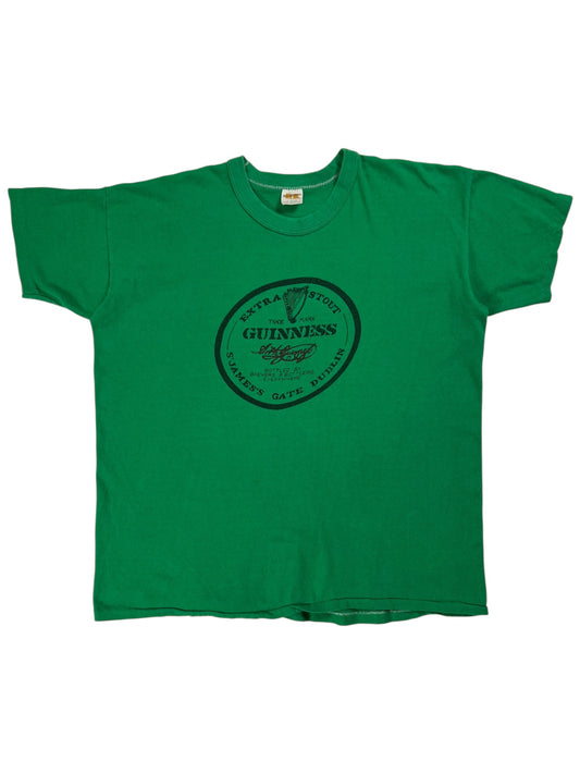 Vintage 1970s Russell Athletic Guinness Dublin beer tee (M)