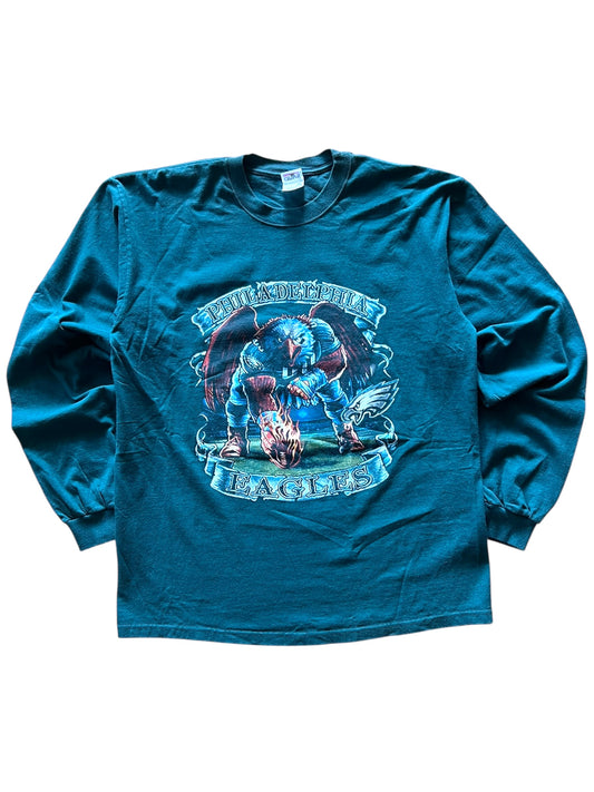 Vintage 2004 Philadelphia Eagles long sleeve roster shirt (L)