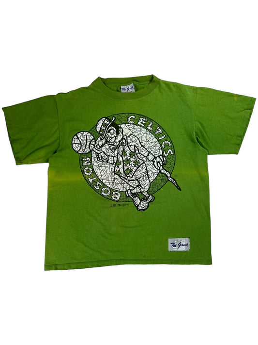 Vintage 90s The Game Boston Celtics faded tee (L)