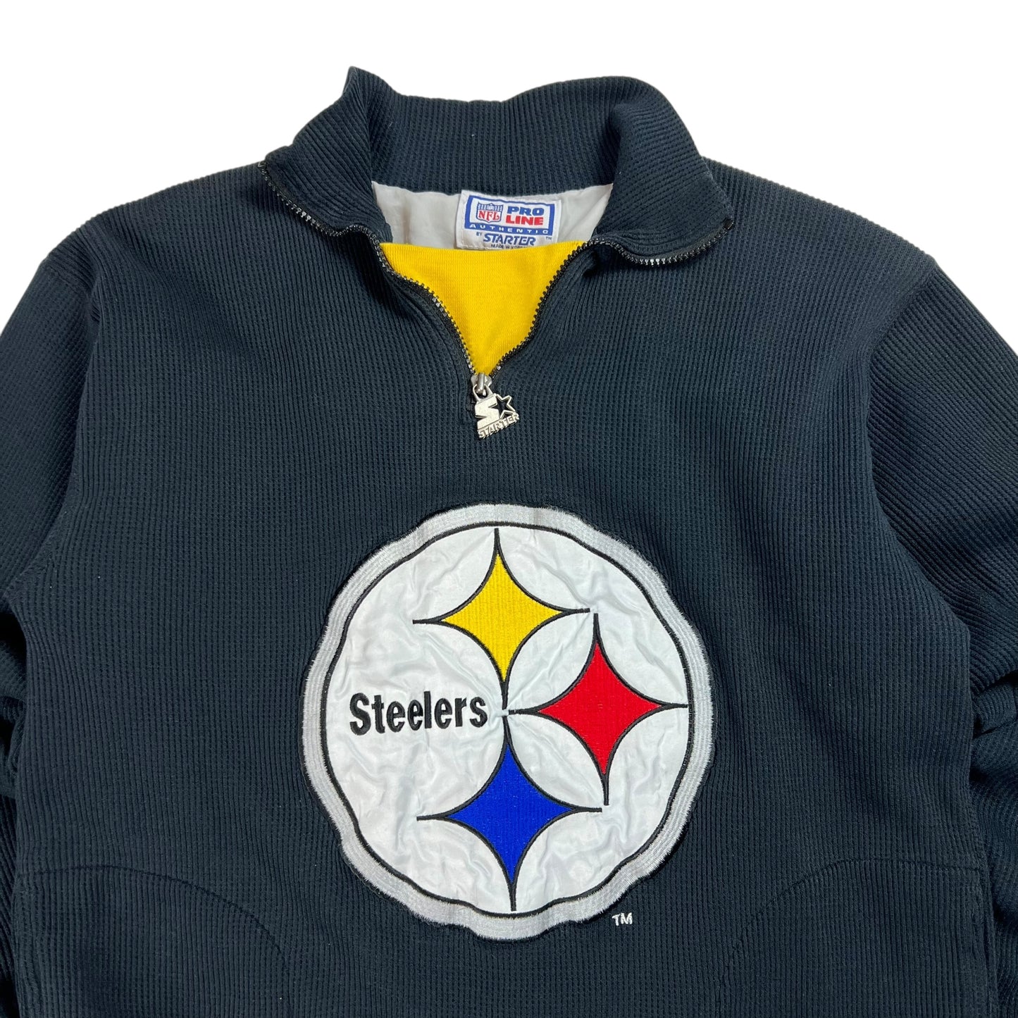 Vintage 90s Starter Pittsburgh Steelers 1/4 zip sweatshirt (M)