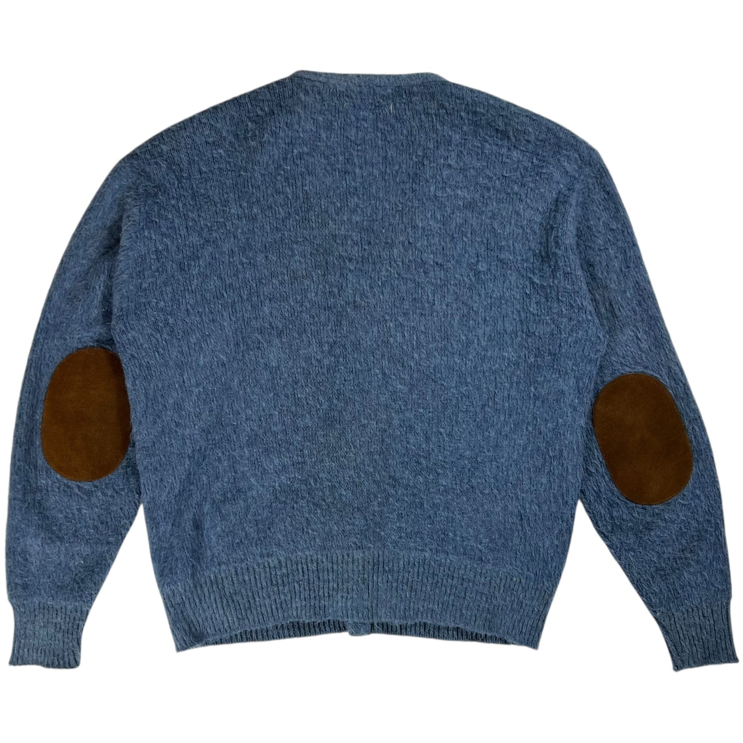 Vintage 1970s Sportswear blue mohair cardigan sweater (L)
