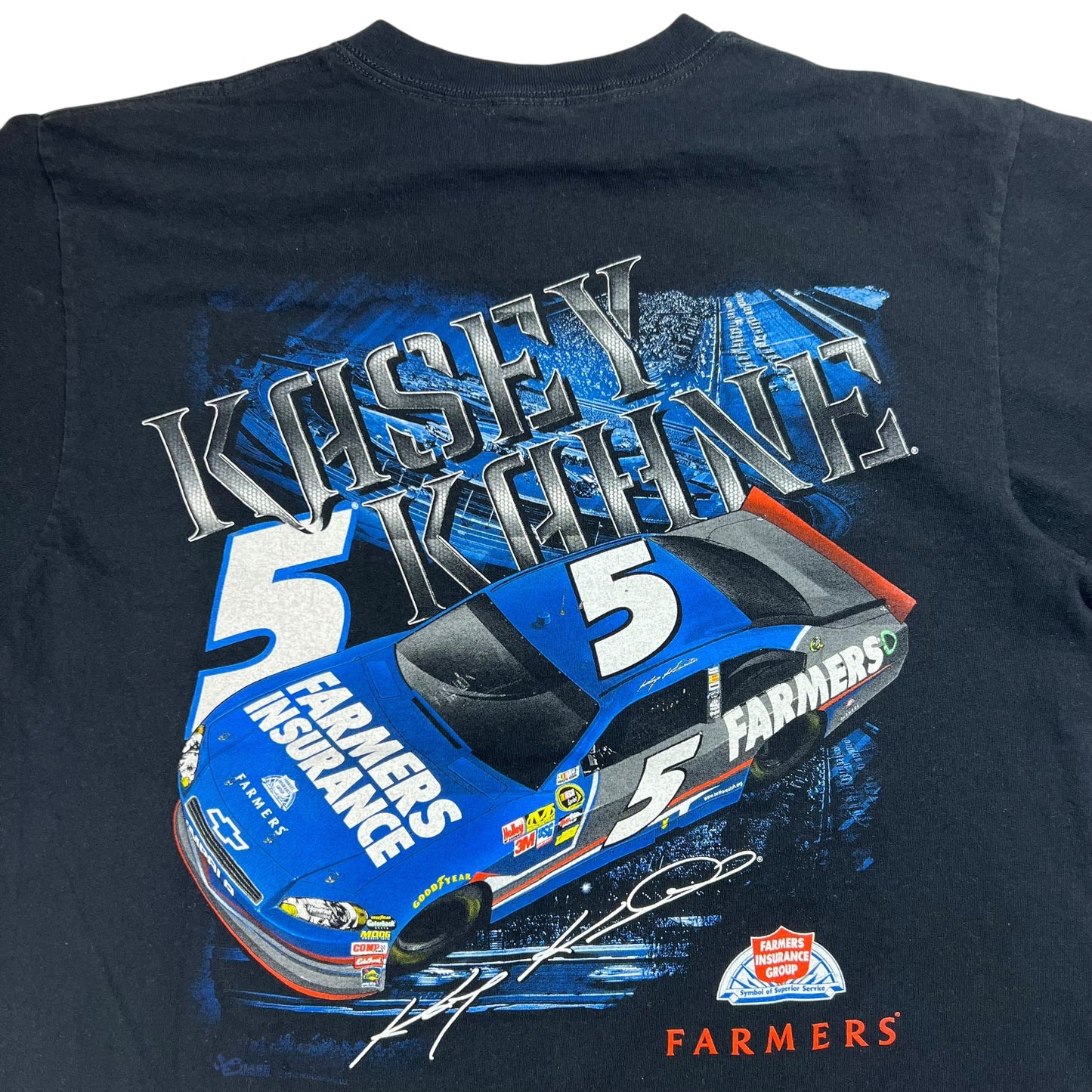 Vintage Y2K NASCAR Kasey Kahne racing tee (L)