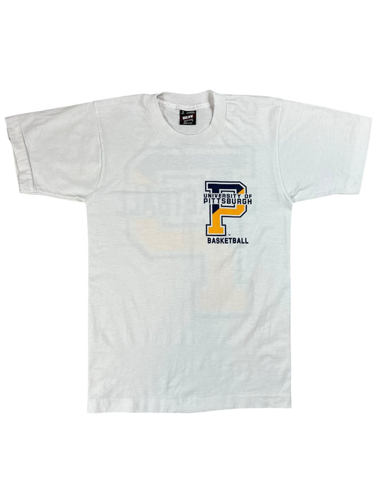 Vintage 90s Pitt Panthers Basketball University of Pittsburgh tee (S)
