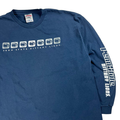 Vintage Y2K Penn State University Nittany Lions long sleeve print shirt (XXL)