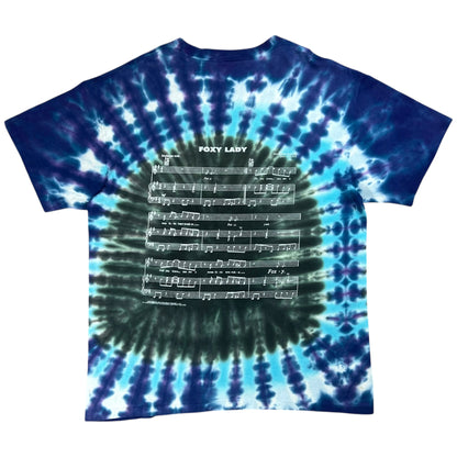 Vintage 1997 Jimi Hendrix Foxy Lady tie dye band tee (XL)