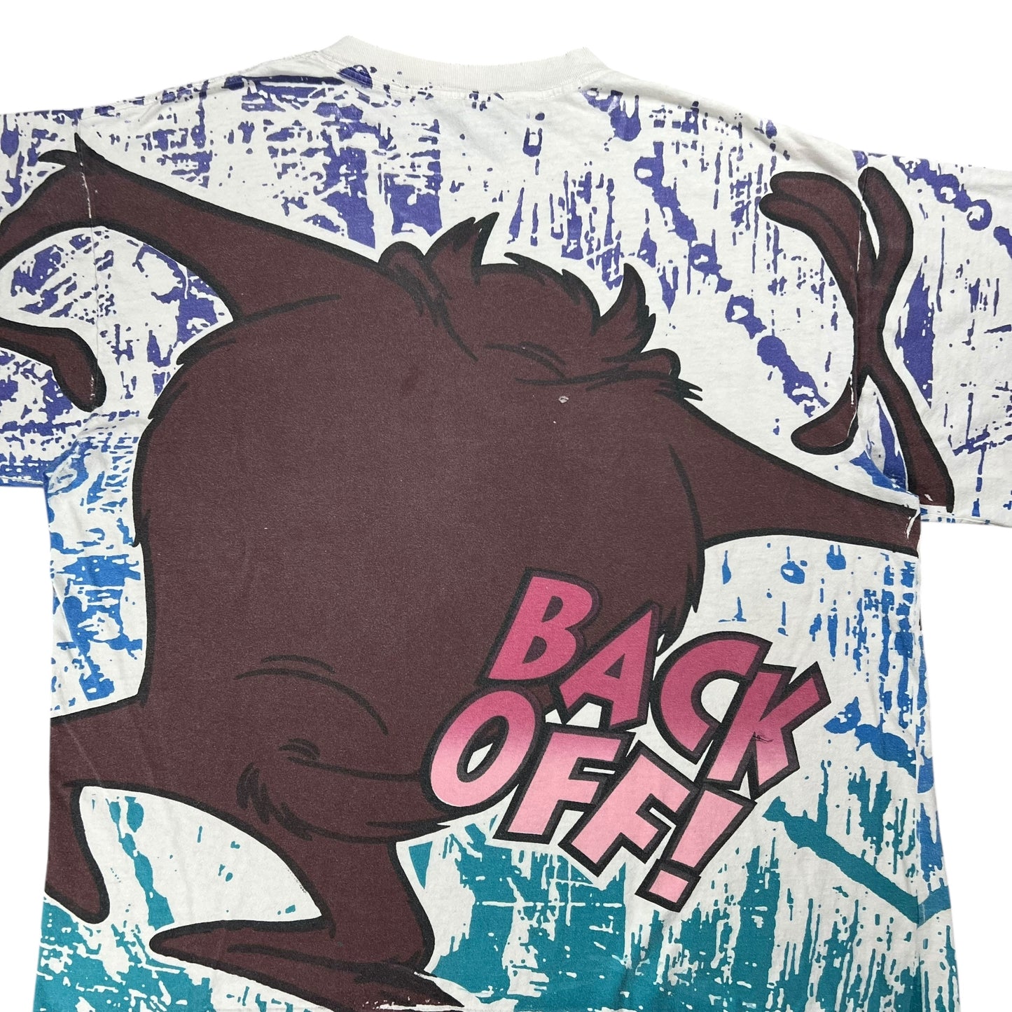 Vintage 1993 Looney Tunes Taz Tasmanian Devil all over print tee (XXL)