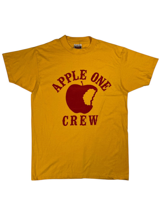 Vintage 1980s Apple One Crew computer tech tee (M)
