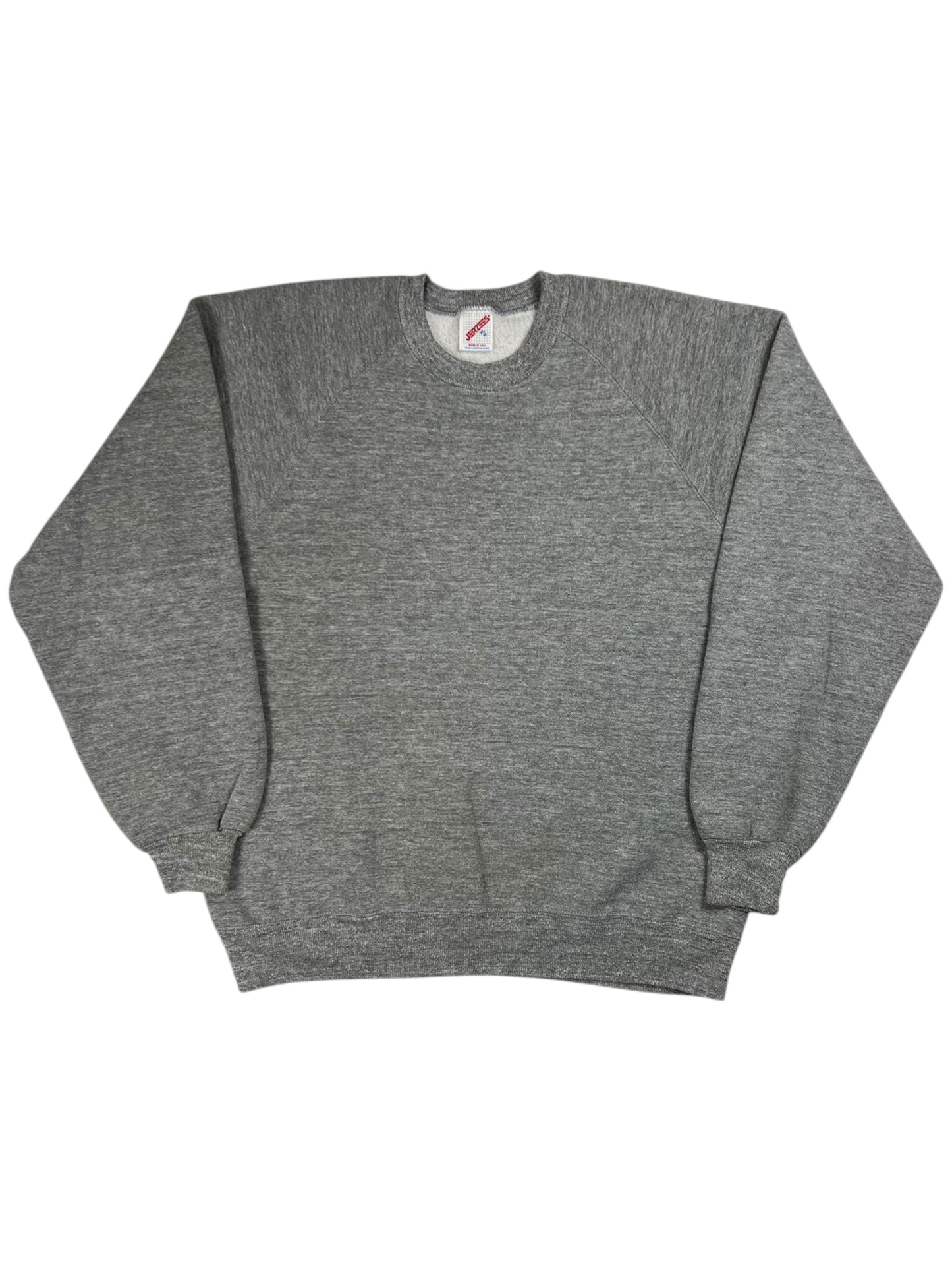Vintage 90s Jerzees grey blank crewneck (L)