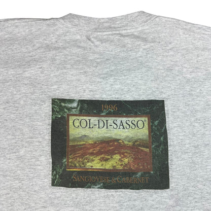 Vintage 1996 Col-Di-Sasso Sangiovese & Cabernet Banfi Vintners Wine tee (XL)