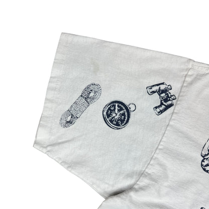 Vintage 90s Columbia Sportswear Company All Over Print tee (L)