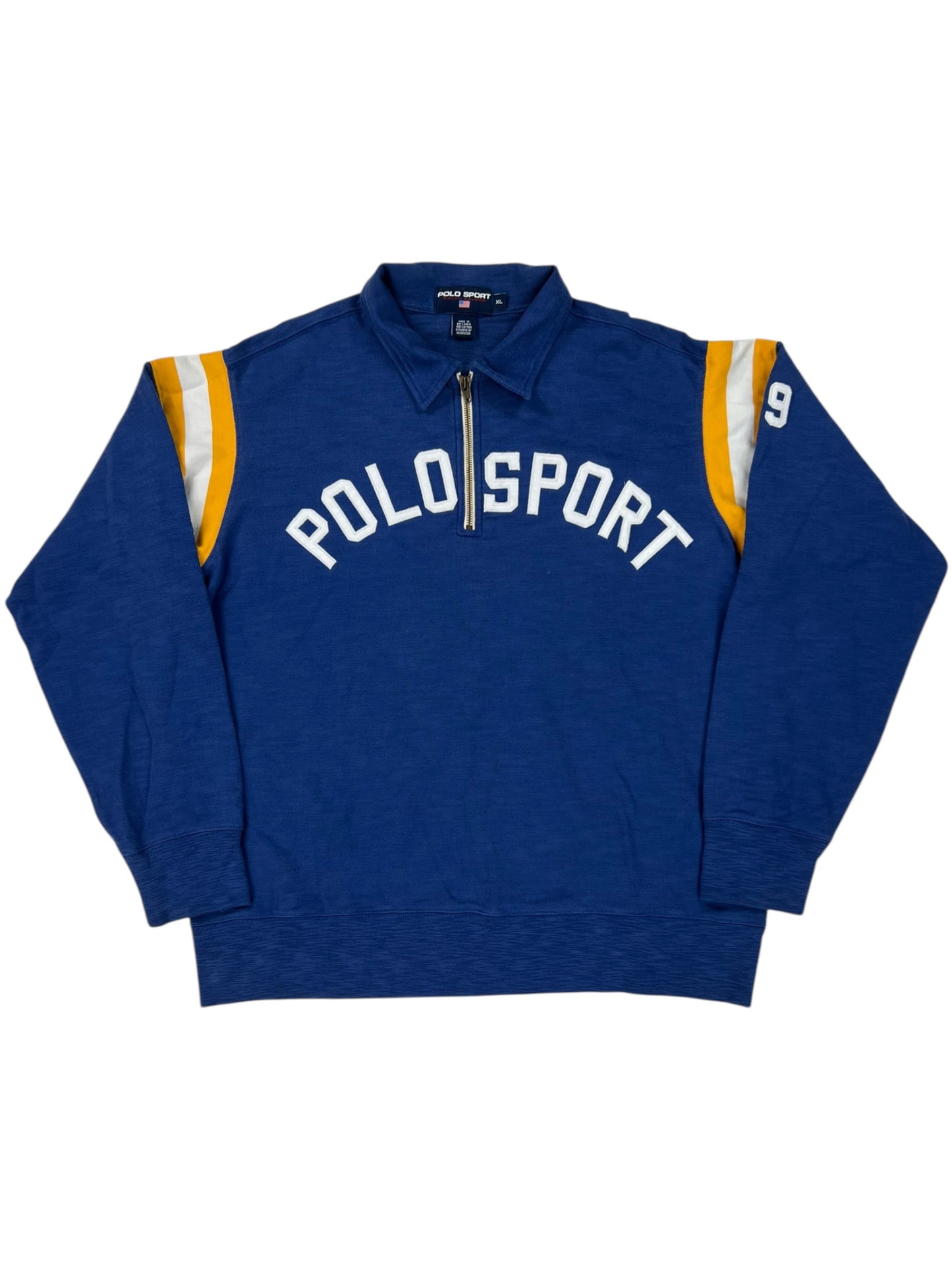 Vintage 90s Polo Sport Ralph Lauren 19 1/4 zip sweatshirt (XL)