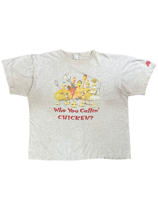 Vintage 2000 Chicken Run Who You Callie CHICKEN? tee (XXL)