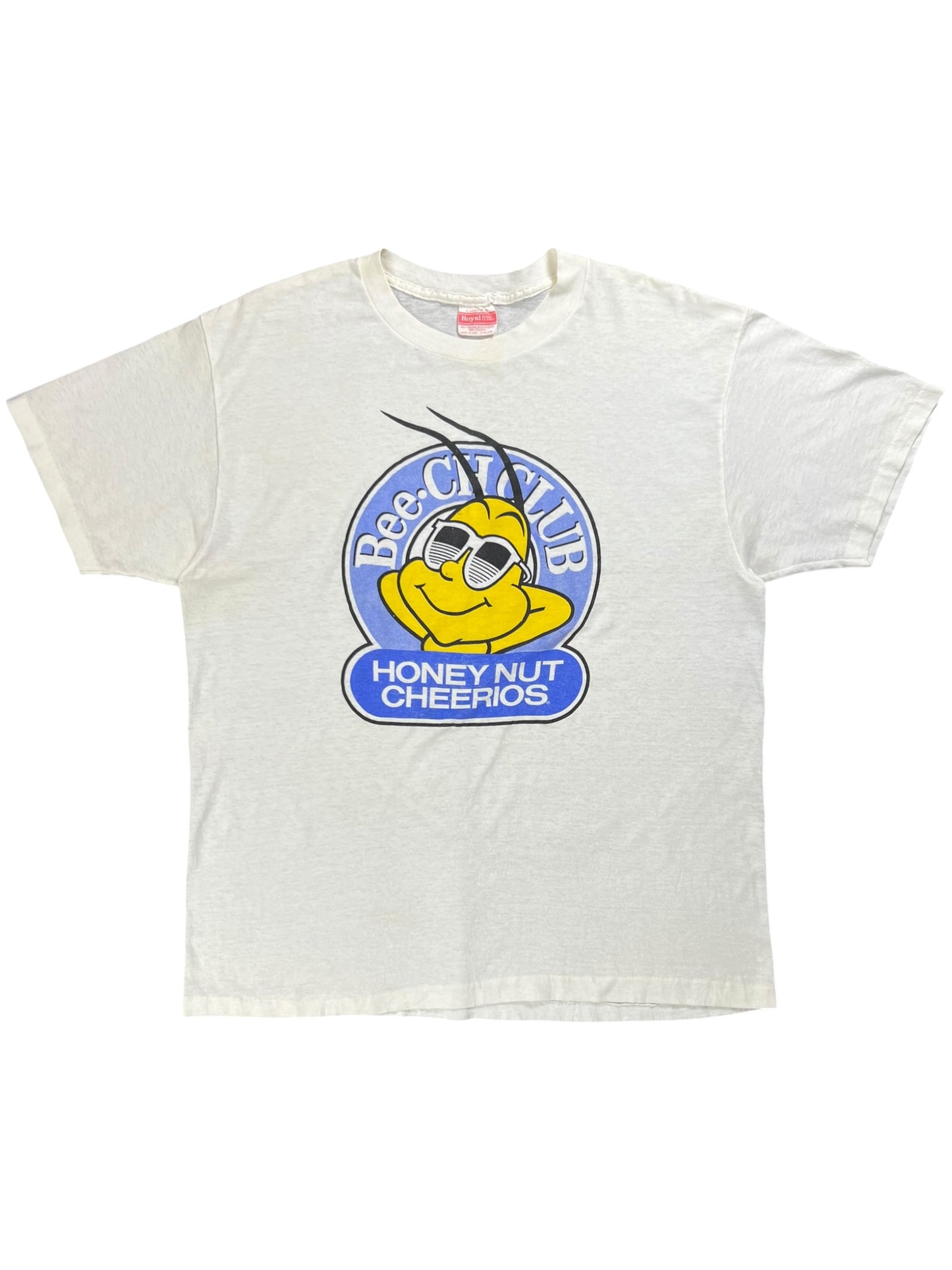 Vintage 80s Bee-ch Club Honey Nut Cheerios cereal tee (L)