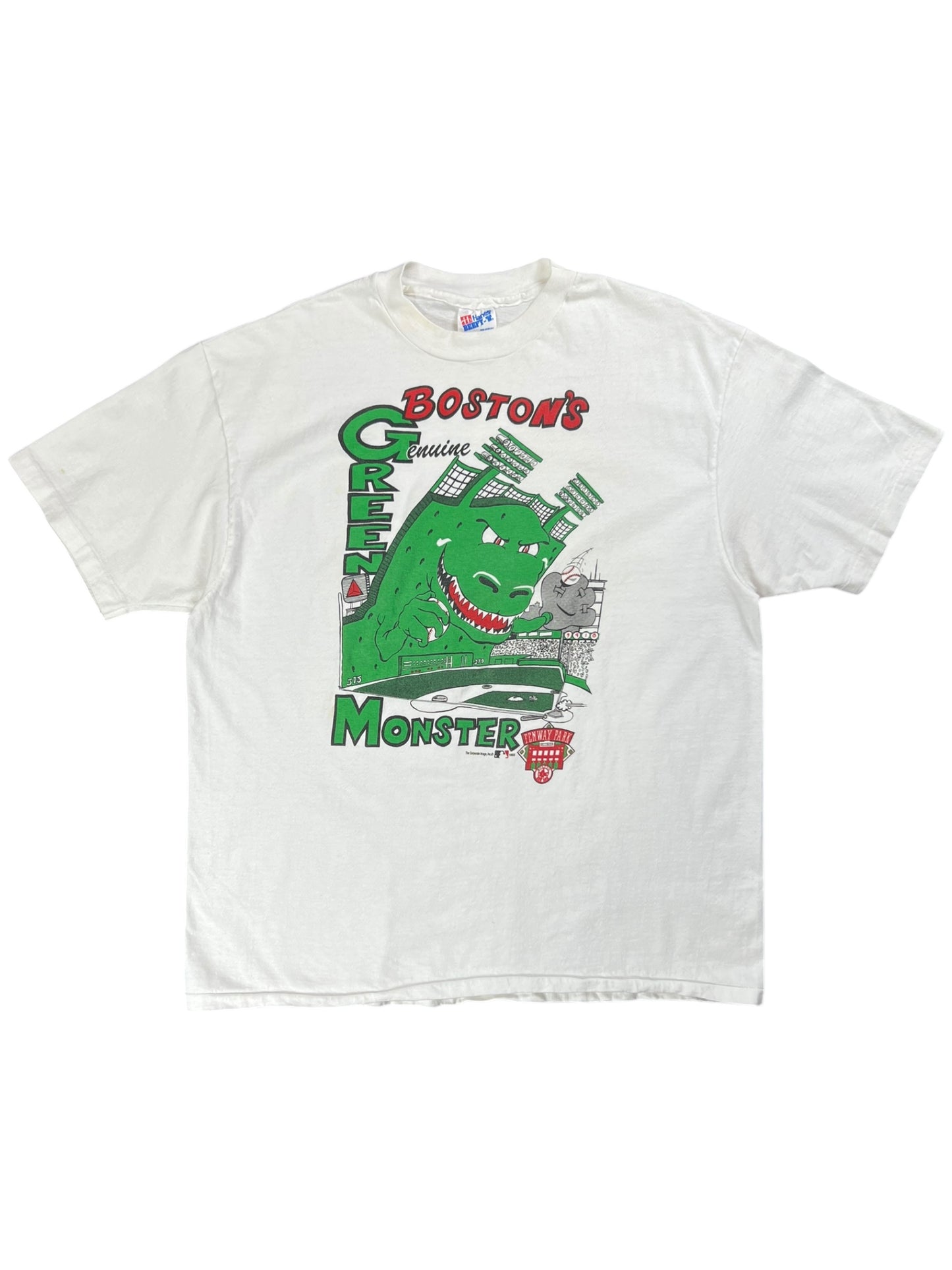 Vintage 1993 Boston Red Sox Green Monster Fenway Park tee (L)