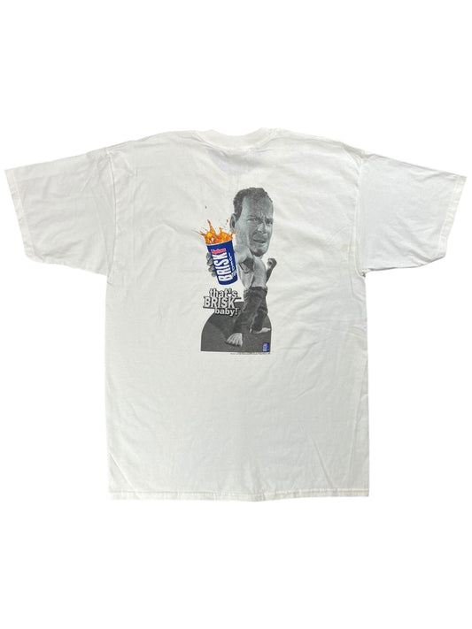 Vintage 90s Bruce Willis Diehard Brisk Lipton promo tee (XL)