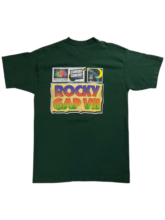Vintage 90s Rocky Gap Music Festival Fruit of the loom tee shirt shirt (L)