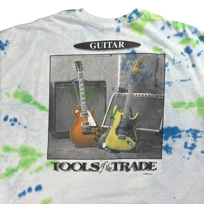 Vintage Y2K Tools of the Trade Guitars tie dye tee (XXL)