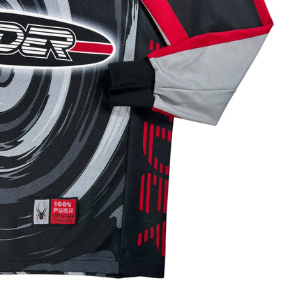 Vintage 90s Spyder all over print BMX jersey shirt (L)