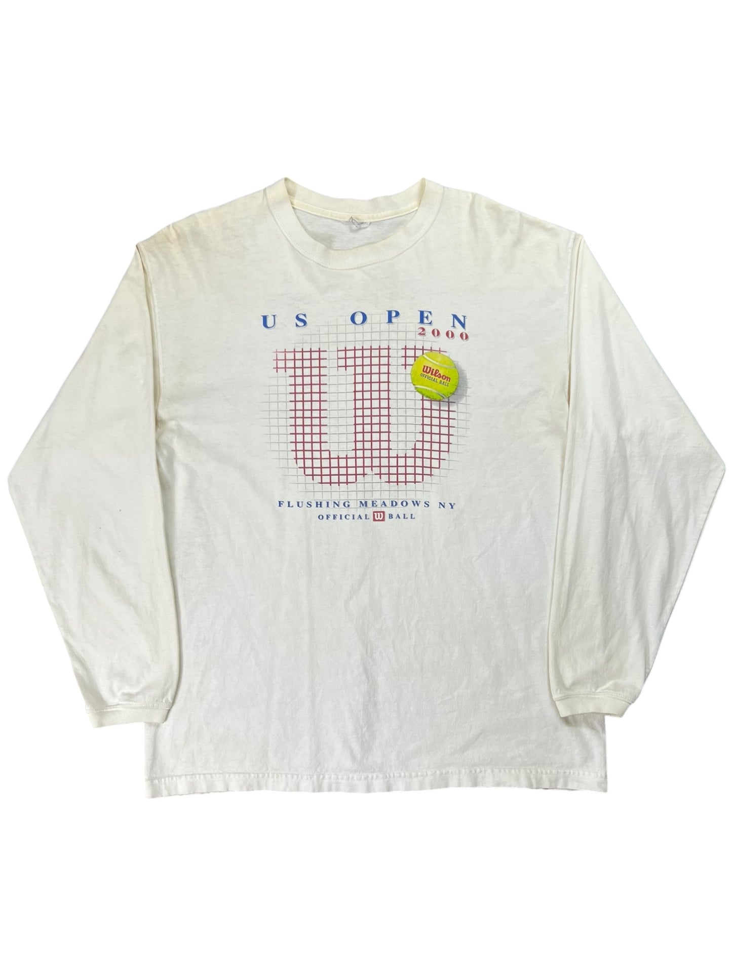 Vintage 2000 US Open Tennis Flushing Meadows NY long sleeve shirt (L)