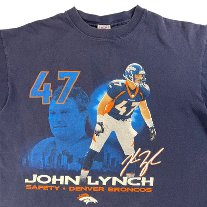 Vintage Y2K Denver Broncos John Lynch NFL tee (L)