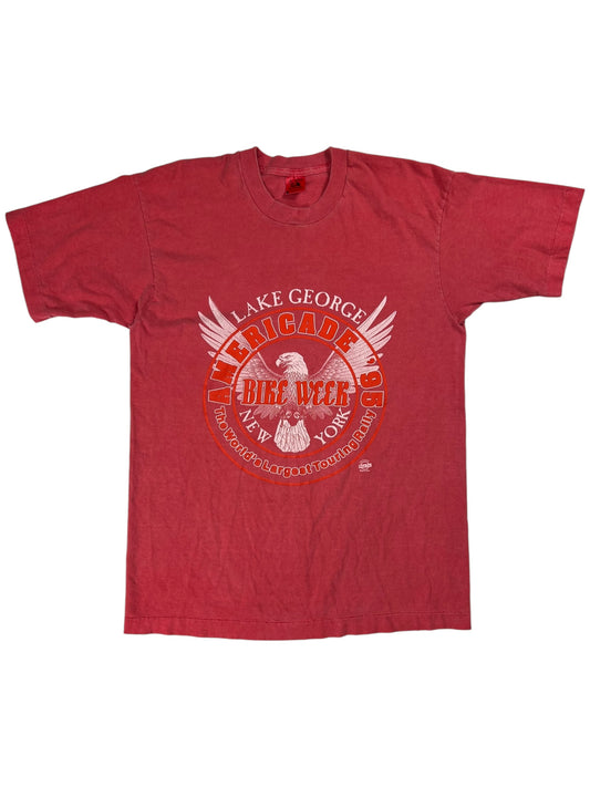 Vintage 1995 Americade Biker Rally Eagle tee (L)