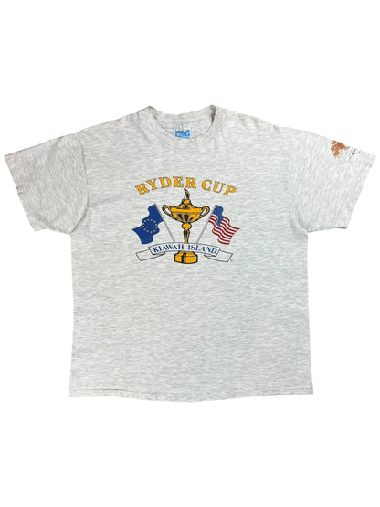 Vintage 90s The Ryder Cup Belongs in the USA golf tournament tee (L)