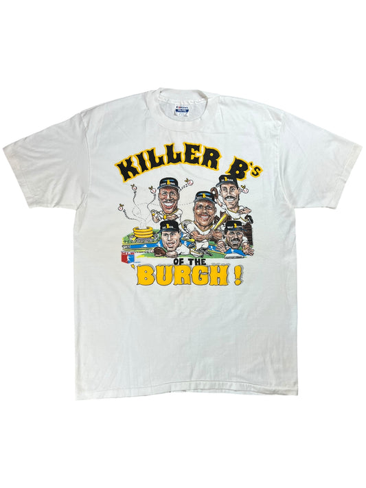 Vintage 1988 Killer B’s of the Burgh! Pittsburgh Pirates caricature tee (XL)