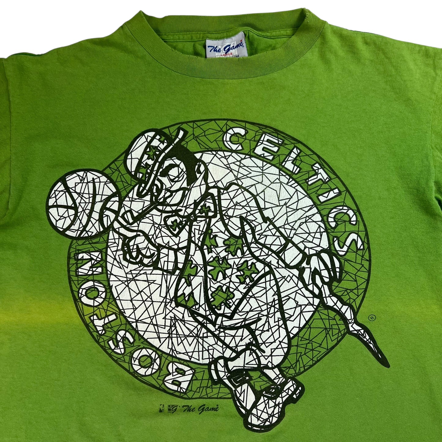 Vintage 90s The Game Boston Celtics faded tee (L)