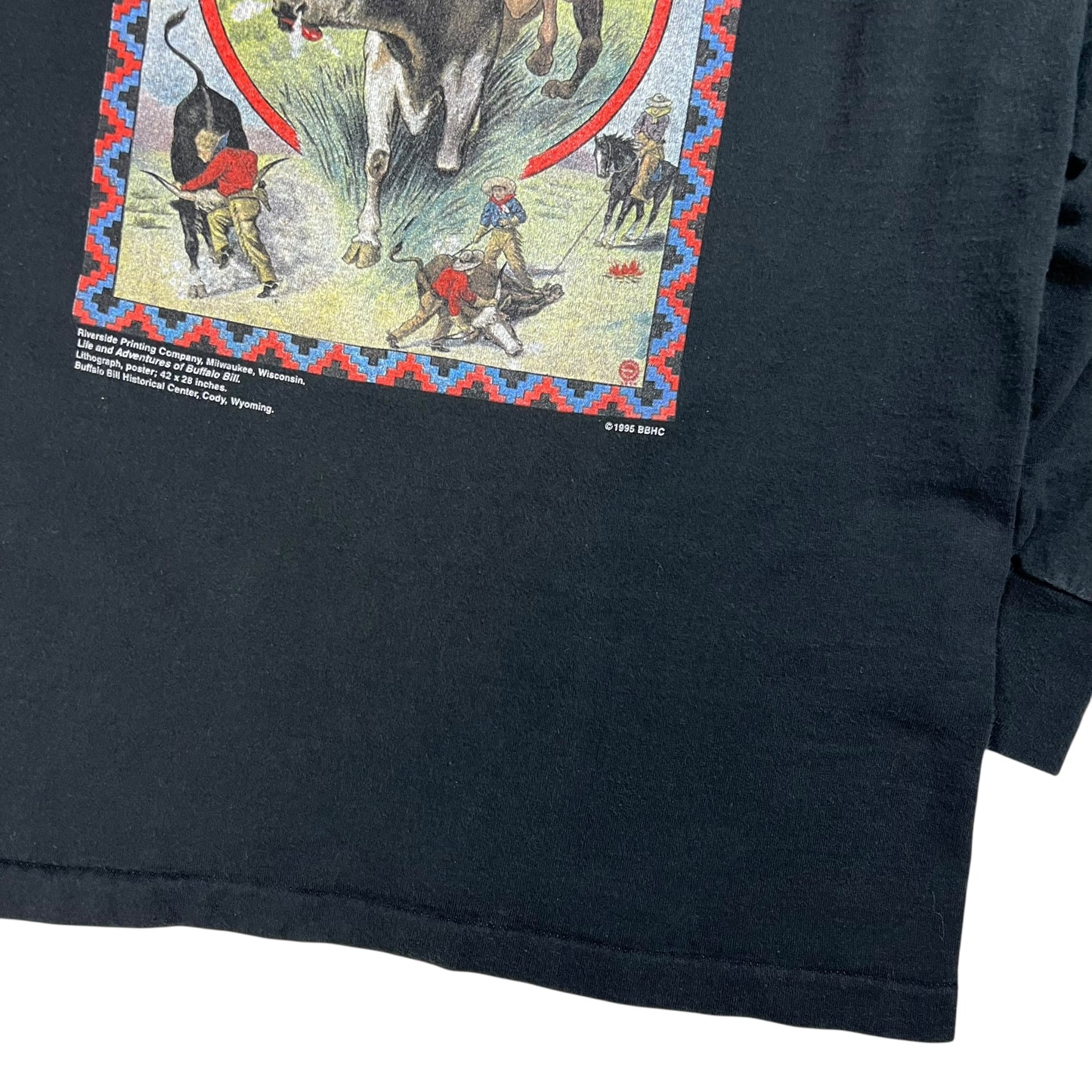 Vintage 1995 Life and Adventures of Buffalo Bill long sleeve shirt (L)