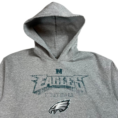 Vintage Y2K Philadelphia Eagles NFL faded hoodie (L)