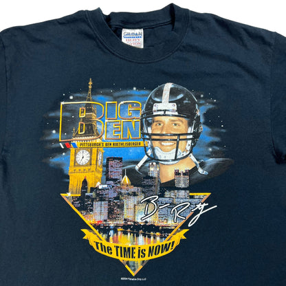 Vintage 2004 Pittsburgh Steelers Ben Roethlisberger tee (L)