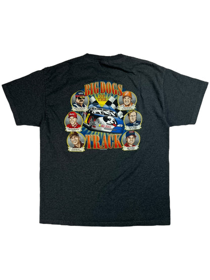 Vintage 2004 Big Dogs of the race track NASCAR tee (L)