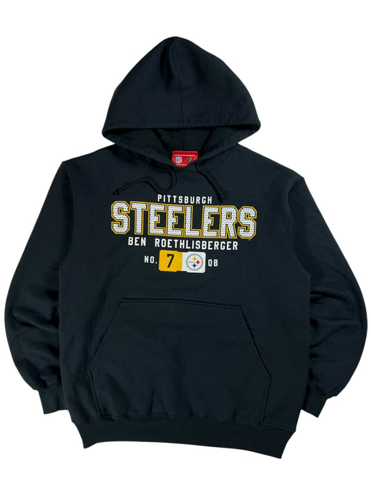 Vintage Y2K Majestic Pittsburgh Steelers Ben Roethlisberger hoodie (M)