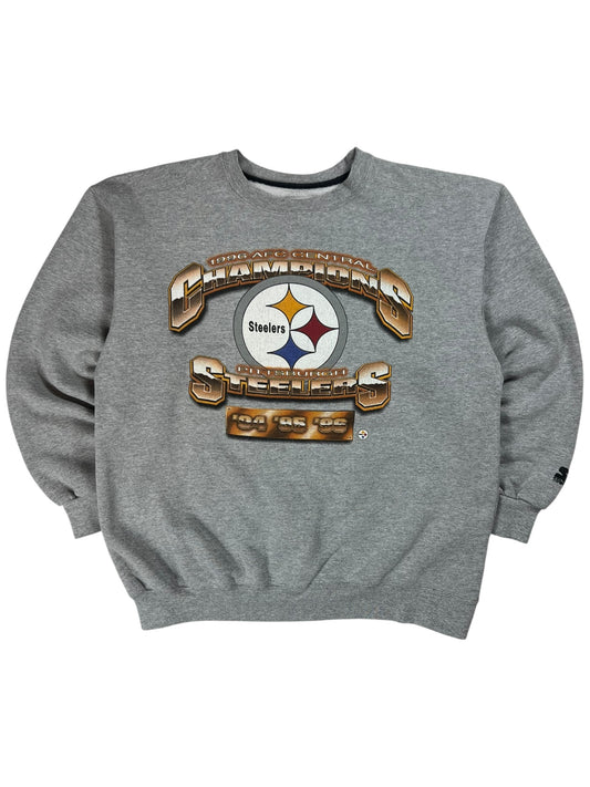 Vintage 1996 Starter Pittsburgh Steelers AFC champs crewneck (L)