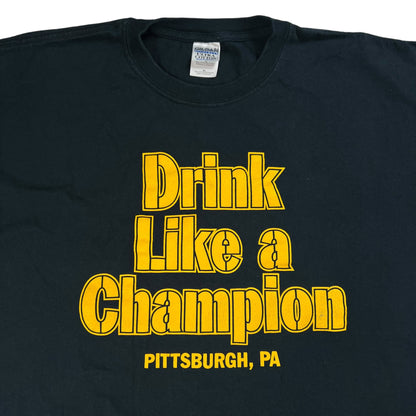 Vintage Y2K Drink Like a Champion Pittsburgh tee (XL)