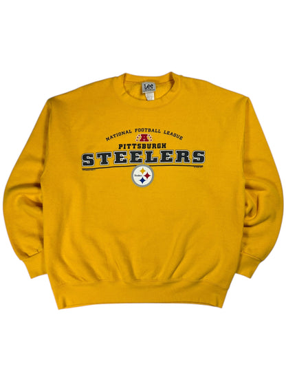 Vintage 2001 Pittsburgh Steelers yellow crewneck (L)