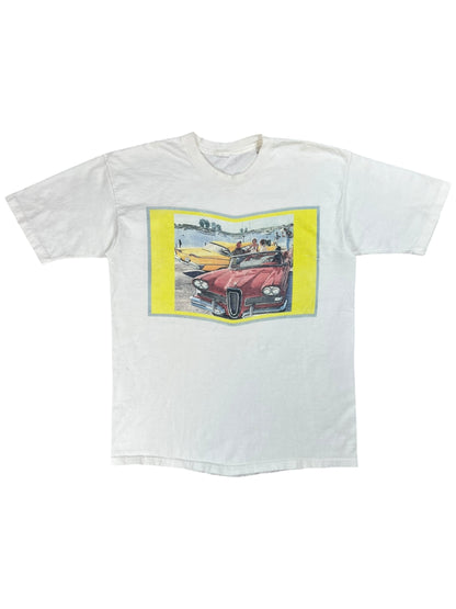Vintage 90s 1950s Ford classic car tee (M)