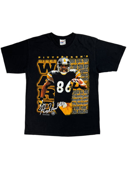2008 Pittsburgh Steelers Hines Ward tee (M)