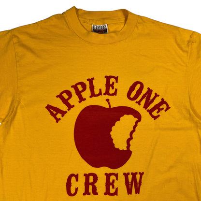 Vintage 1980s Apple One Crew computer tech tee (M)