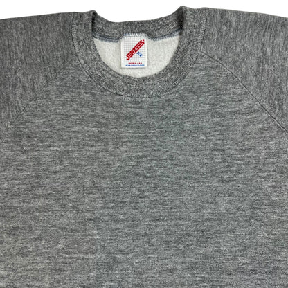 Vintage 90s Jerzees grey blank crewneck (L)