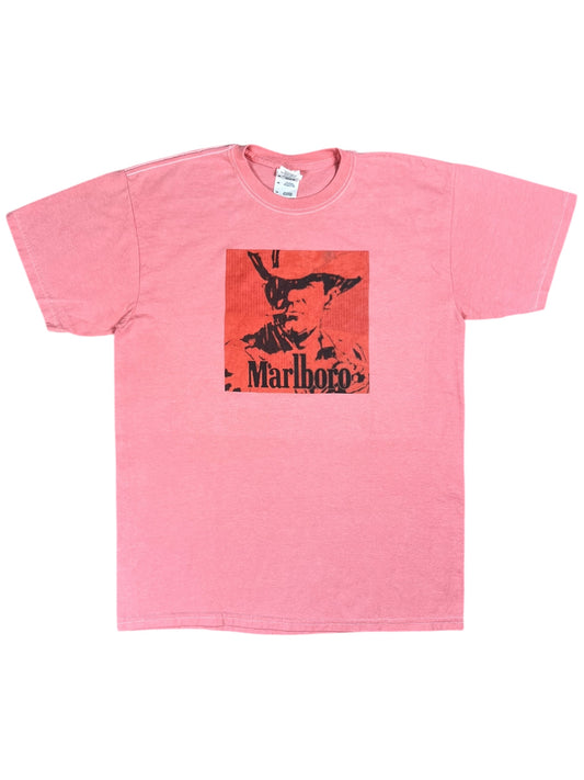 Vintage Y2K Marlboro Man pink tee (M)