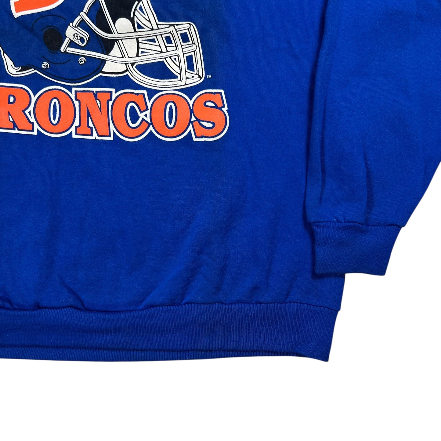 Vintage 90s Denver Broncos old logo crewneck (M/L)