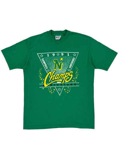 Vintage 1991 Minnesota North Stars champs tee (L)