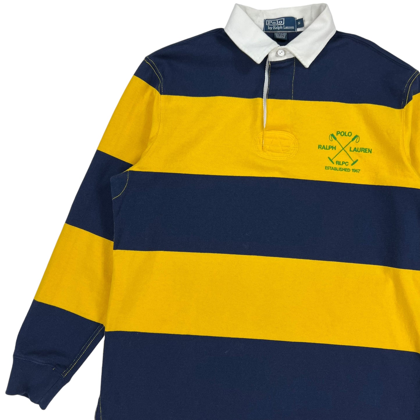 Vintage 90s Polo Ralph Lauren RLPC long sleeve rugby shirt (L)