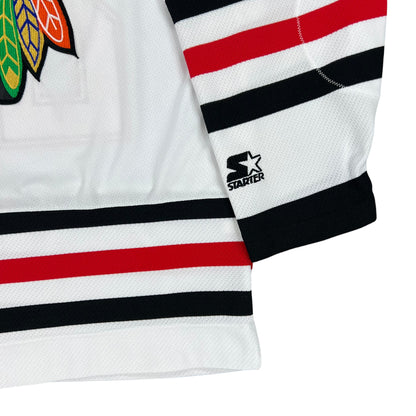 Vintage 90s Starter Chicago Blackhawks Jeremy Roenick NHL jersey (L)