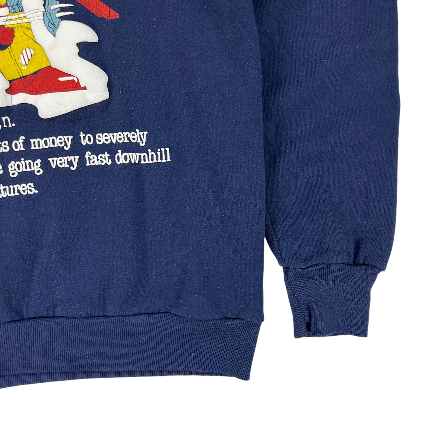 Vintage 90s Ski Bum skiing crewneck (M)